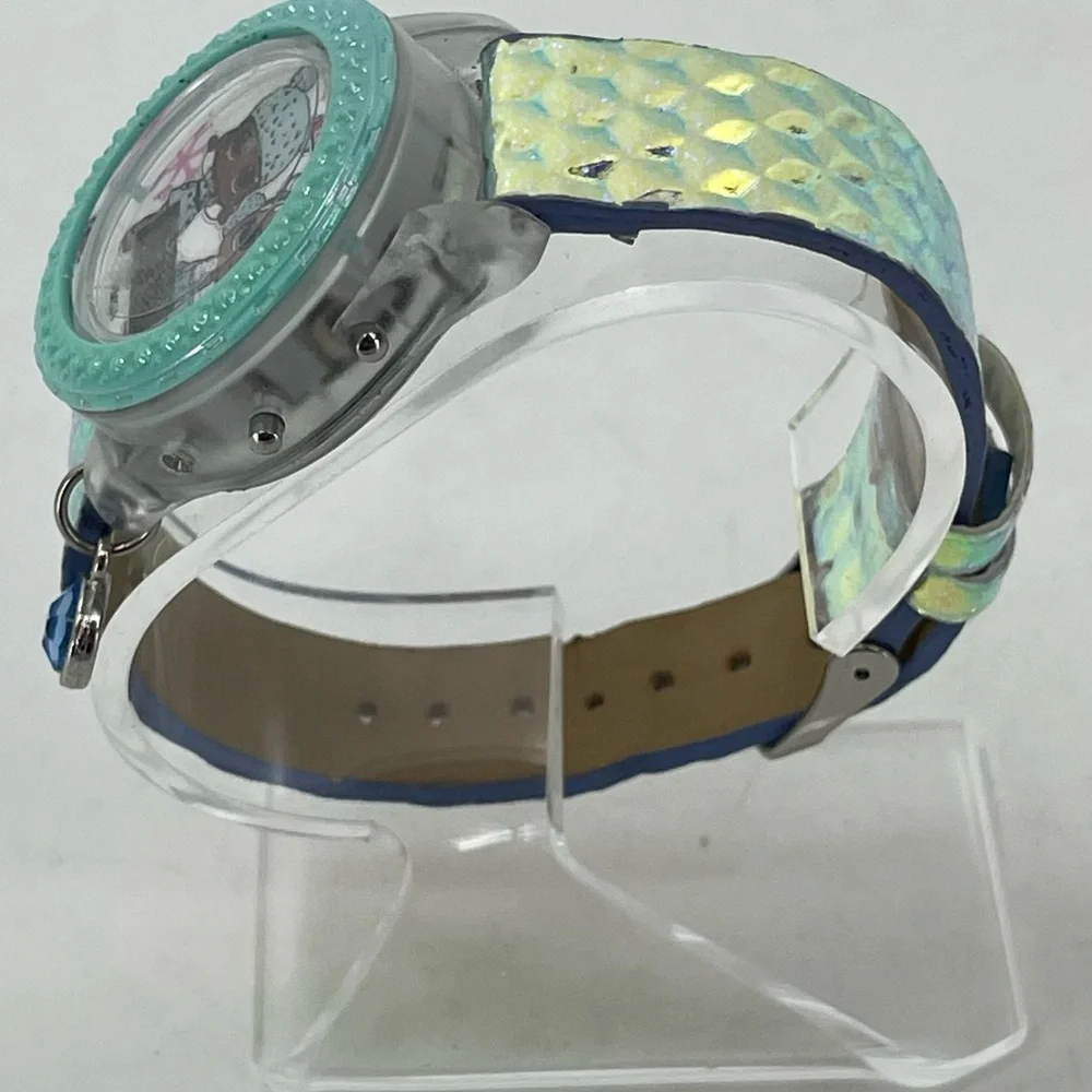 LOL Surprise‎ Digital Light Up Clear Case Translucent Band Watch NWOT